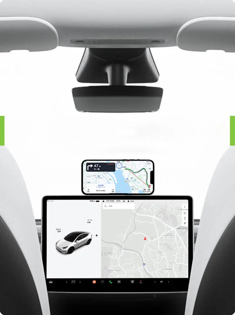 Invisible Foldaway Car Phone Mount Holder 15W Magnetic