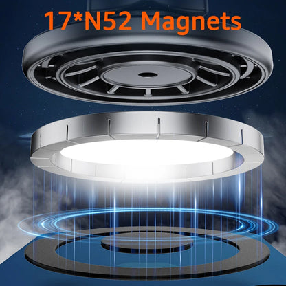 Magnetic Car Phone Holder Car Air Vent Cellphone Mount Clips
