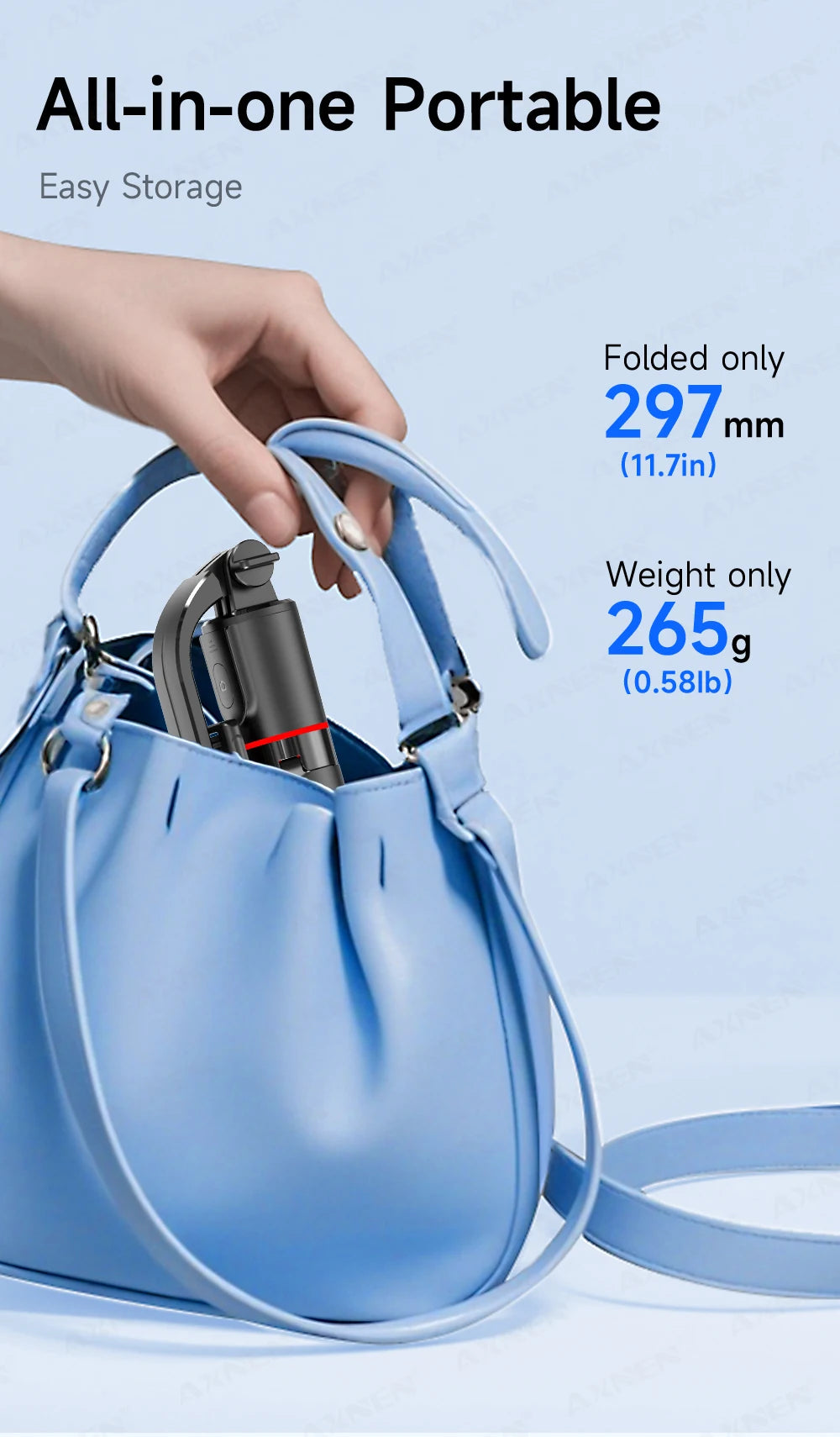 F15 Selfie Stick Tripod with Bluetooth Remote