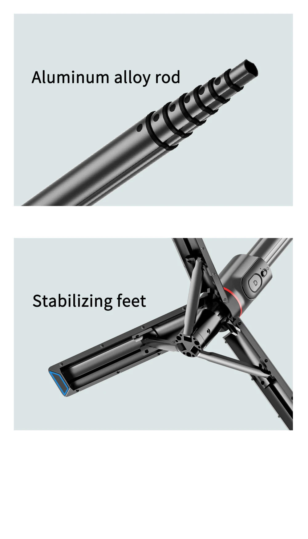 Extended Foldable Wireless Bluetooth Selfie Stick Tripod