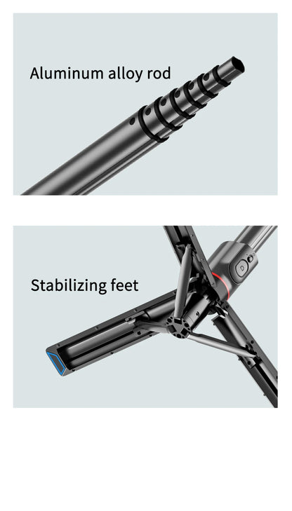Extended Foldable Wireless Bluetooth Selfie Stick Tripod