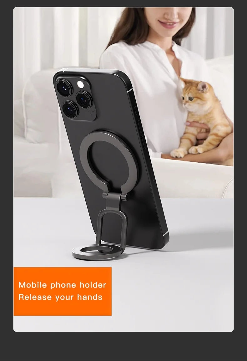 Double Sided MagSafe Phone Stand Magnetic Phone Ring Holder