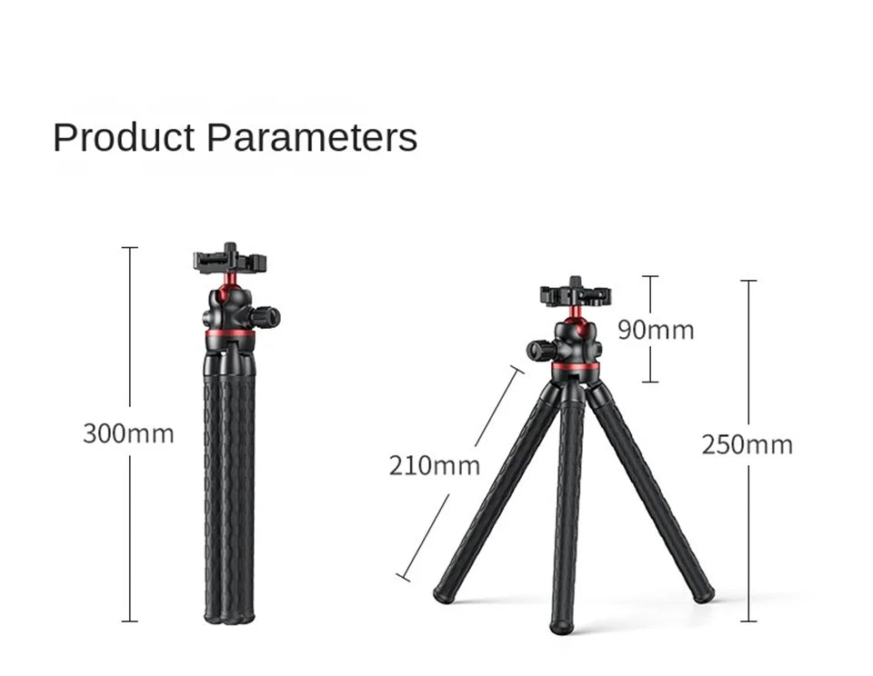 FANGTUOSI Flexible Octopus Tripod Bracket for Mobile Holder