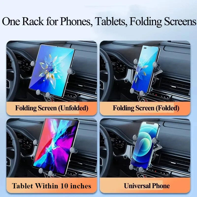 Eary Carbon Alloy Car Phone Holder Mount Super Stable Air Vent