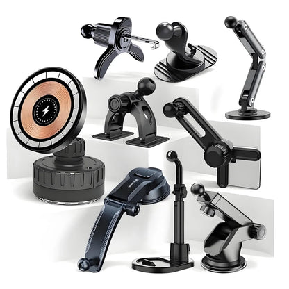 15W Universal Magnetic Car Phone Wireless Charger Holder