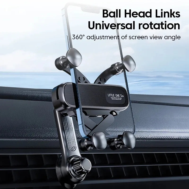 Gravity Car Phone Holder Air Vent Easy Install 360° Rotatable