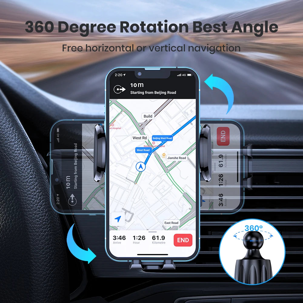 TOPK Car Phone Holder Mount,