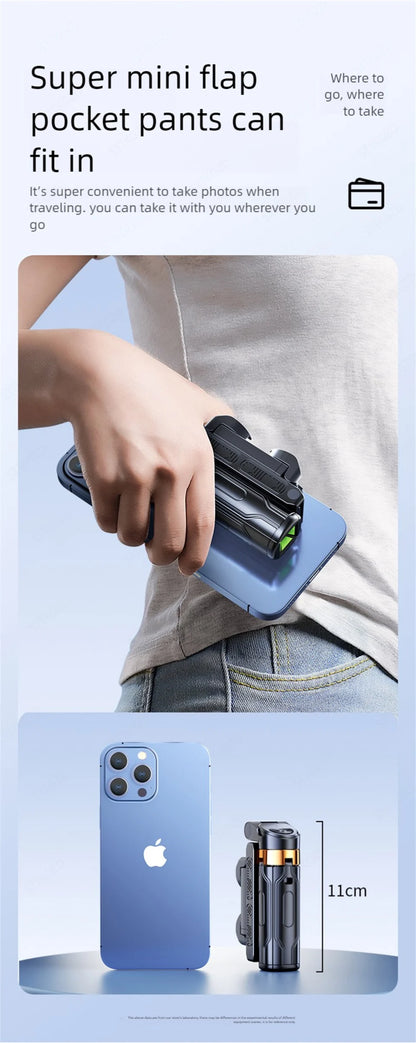 Super Mini Selfie Stick Portable Phone Holder Shooting Aid