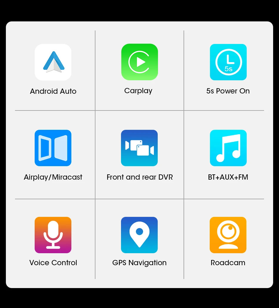 10/11.26 inch Dash Cam 4K Car DVR Wireless Dual Lens