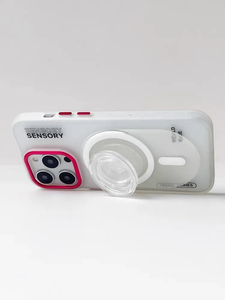 Ultra-Thin Magsafe Magnetic Suction Stand with Lazy Bracket