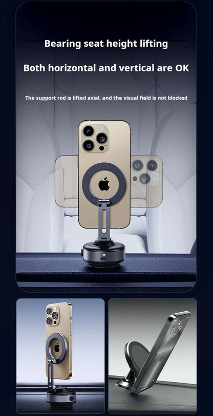 Magnetic Vacuum Adsorption Car Mount Mobile Phone Holder