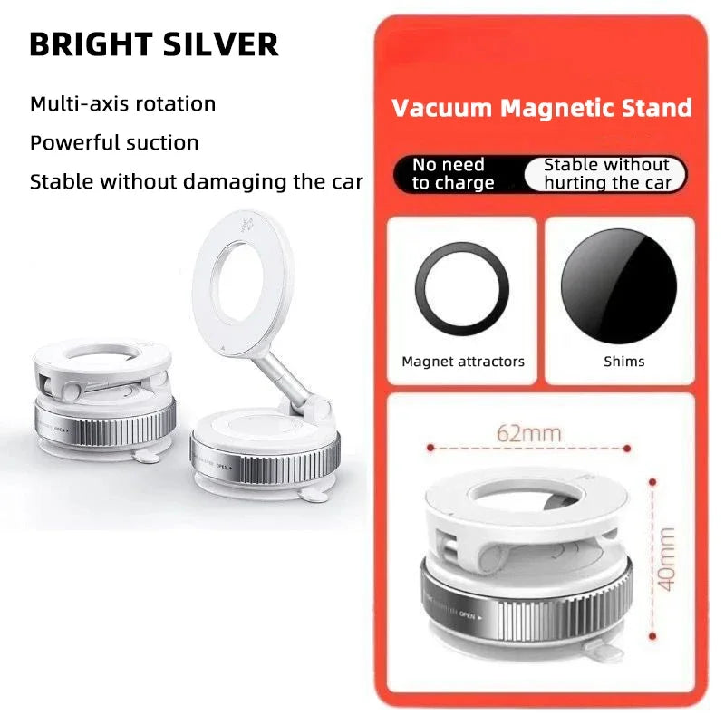Y06 Vacuum Magnetic Phone Holder Stand