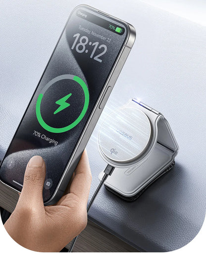 Baseus Car Phone Holder for iPhone 12-16 Wireless Charger