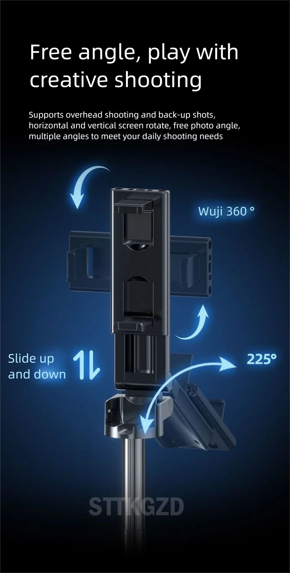 Super Mini Selfie Stick Portable Phone Holder Shooting Aid