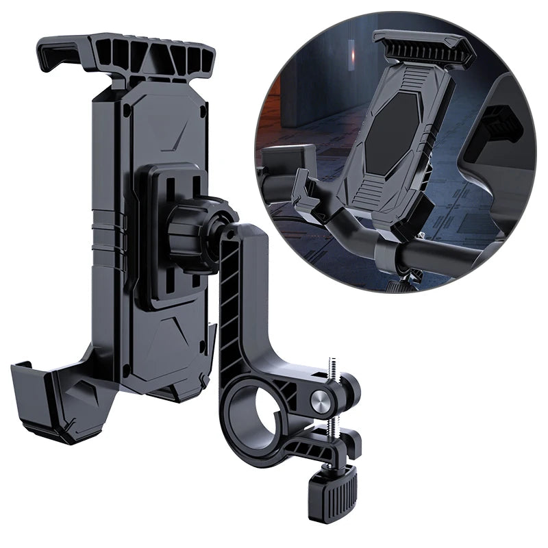 Bicycle Phone Holder Universal One-hand Operation Phone Mount