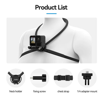 TELESIN Phone Action Camera 2 in 1 Neck Hold Mount