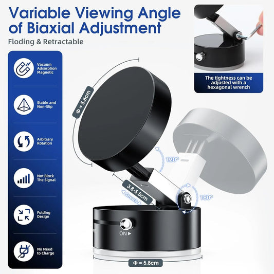 New Model 360-Degree Rotating Aluminum Alloy Magnetic