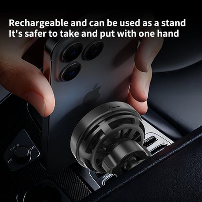 25W Magnetic Car Mount Charger Suction Cup Phone Mount