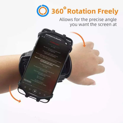 Running Wristband Phone Holder 360°Rotation Detachable Sports