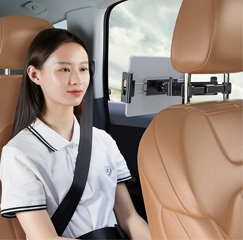 SEAMETAL Foldable Car Phone Holder Back Seat Tablet Mount