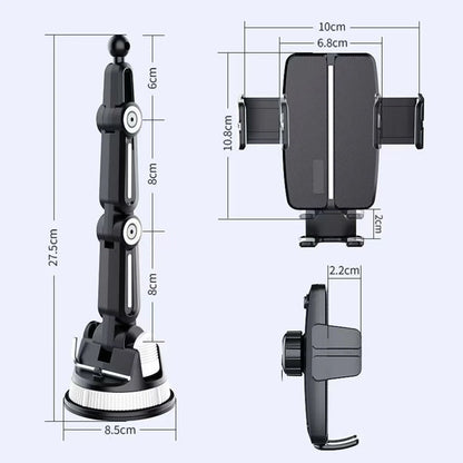 Adjustable Flexible Arm Car Phone Mount with Strong Suction Cup