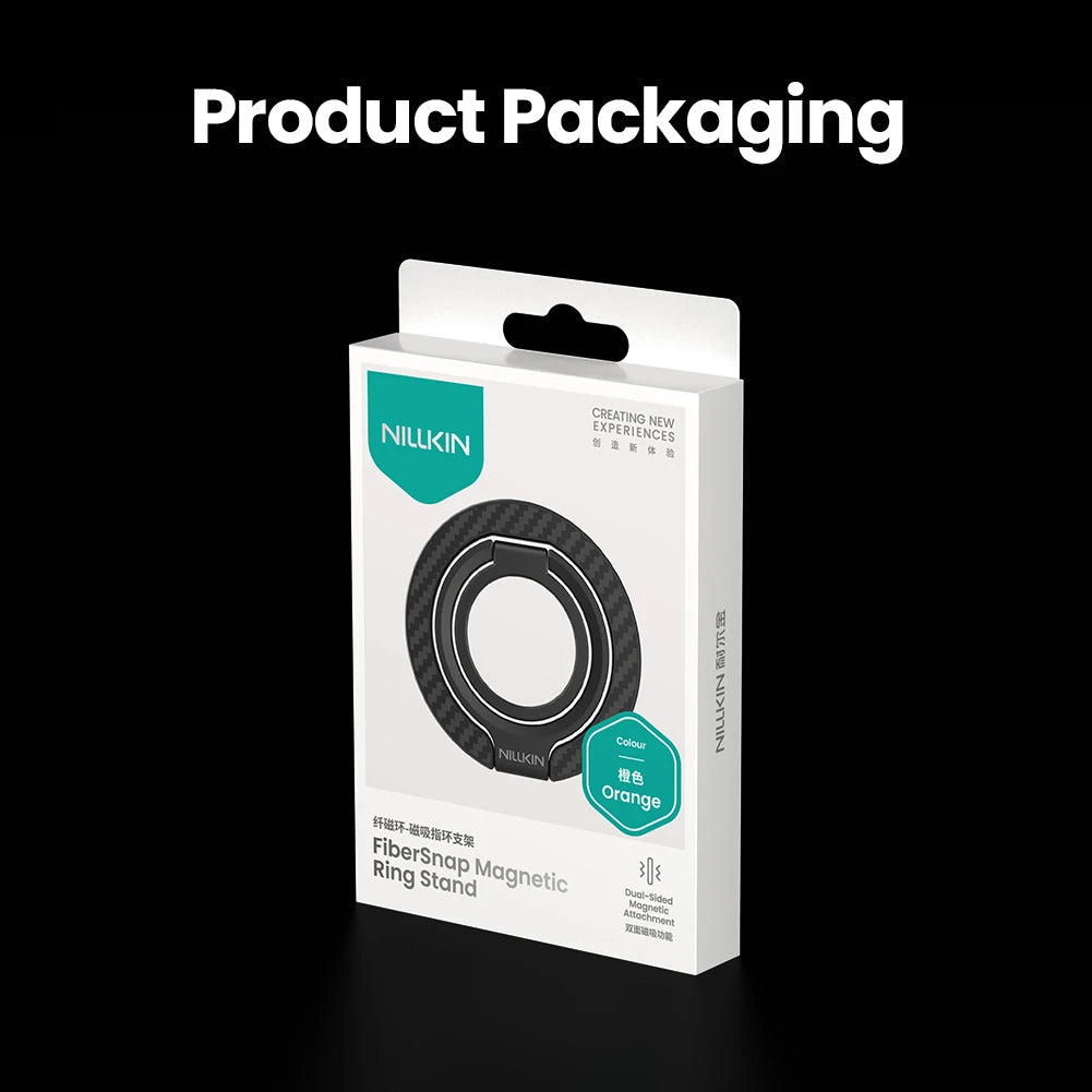 Phone Ring Stand for Double-Sided Magnetic Aluminum Alloy