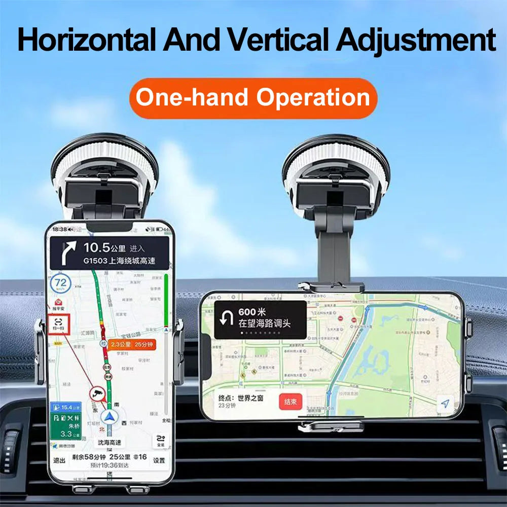 Adjustable Flexible Arm Car Phone Mount with Strong Suction Cup