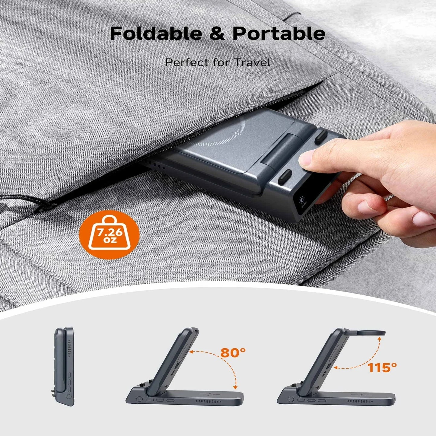 703S Wireless Charger Charging Station for Galaxy Watch