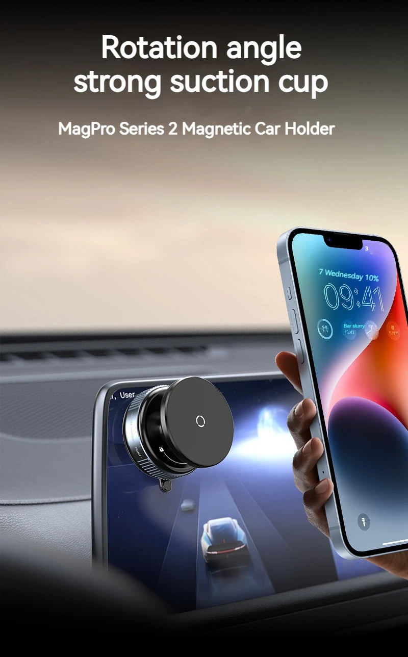 15W Universal Magnetic Car Phone Wireless Charger Holder