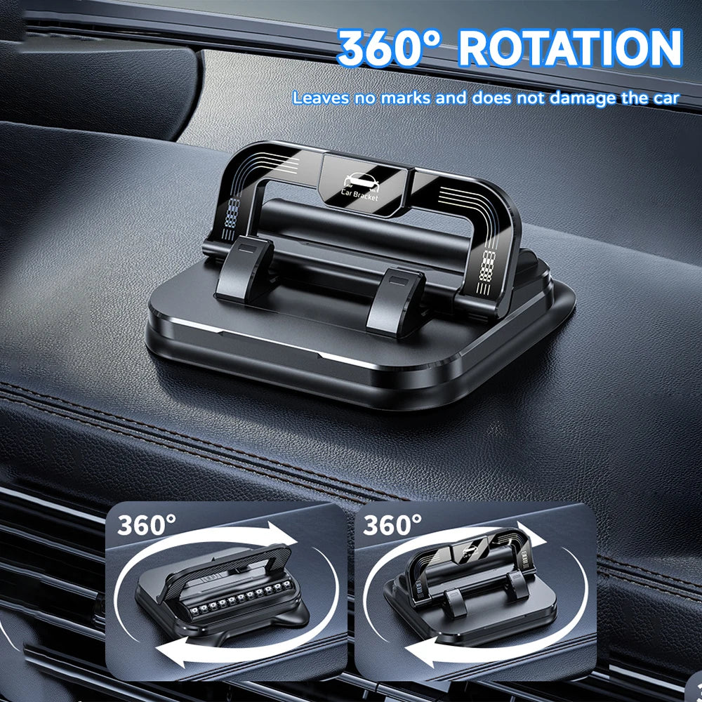 Universal Dashboard Car Phone Mount 360 Degree Rotation Phone Stand