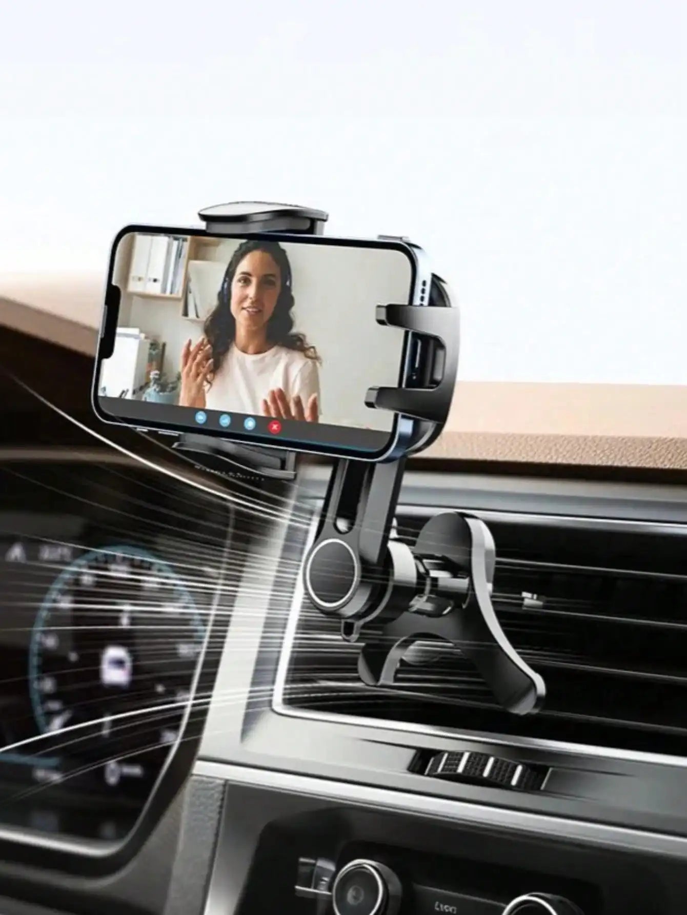 Universal Car Air Vent Phone Holder – Y-Shape Unobstructed Design