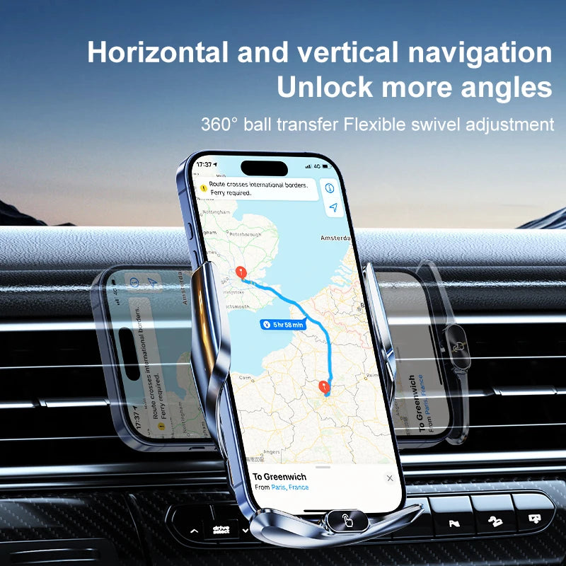 Car Mount Wireless Charging Stand Vehicle Phone Mounts