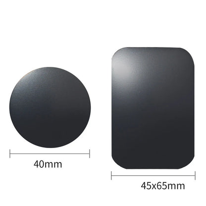 Matte black magnetic sheet adhesive metal plate for car