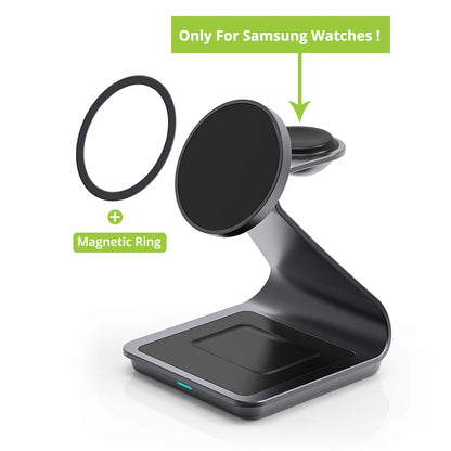 3 in 1 Wireless Charger Metal Stand for Samsung