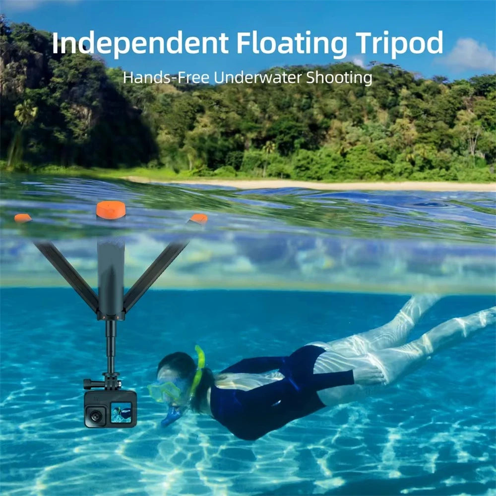 BSLIUFANG underwater buoyancy pole extendable selfie stick
