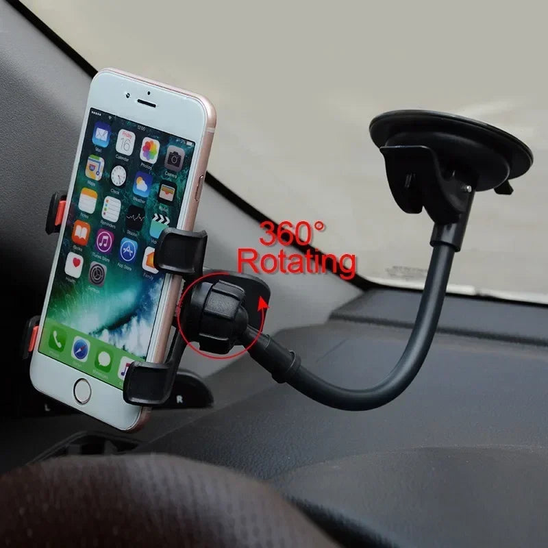 360°Rotating Car Phone Holder Universal Windshield Dashboard