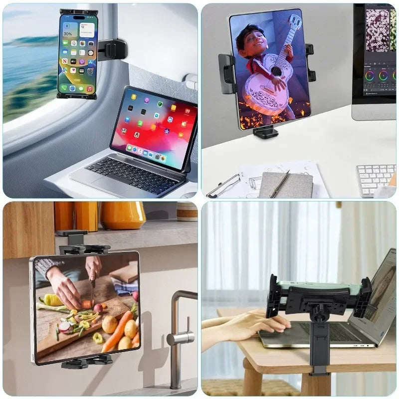 Portable Foldable Airplane Phone Holder Tablet Mount