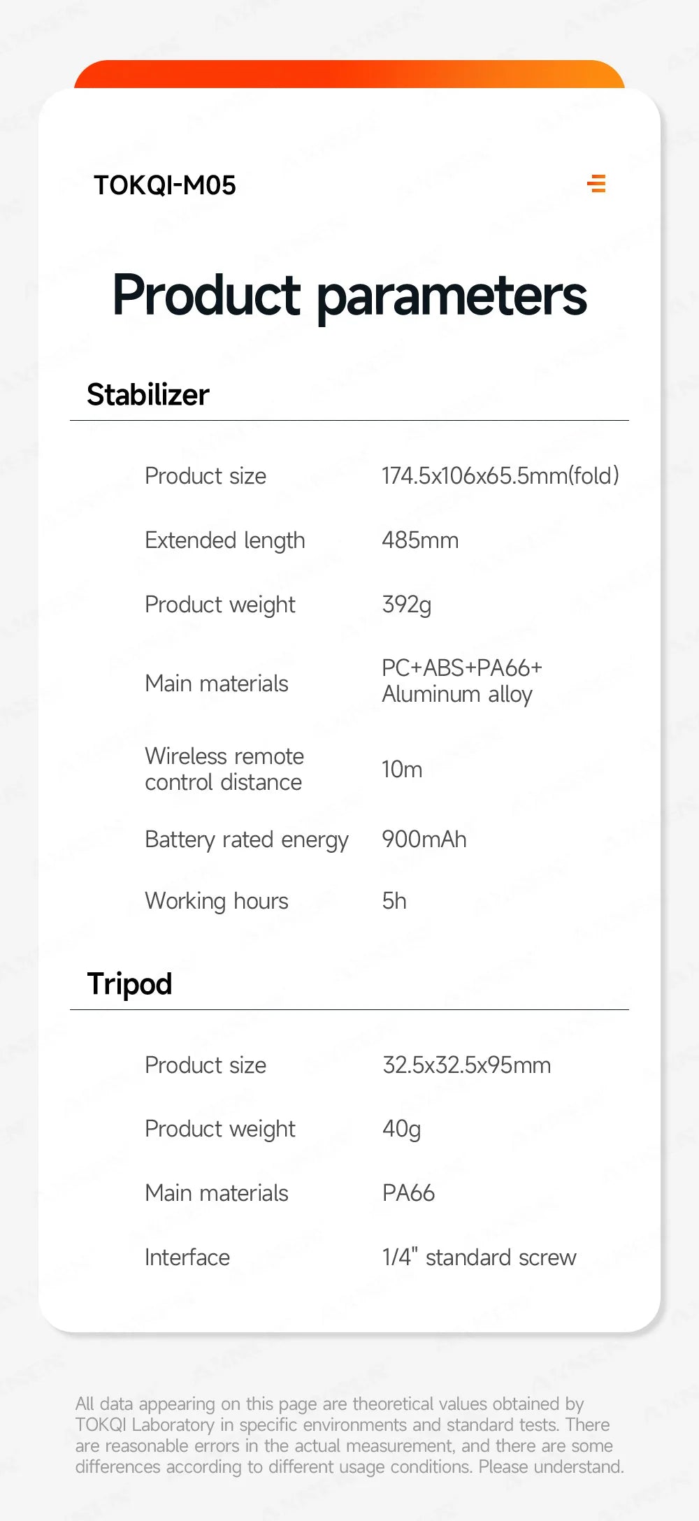 Foldable 3-Axis Phone Gimbal Stabilizer with Telescopic Rod