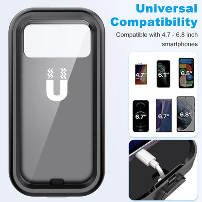 Waterproof Bicycle Handlebar Phone Holder Case Universal