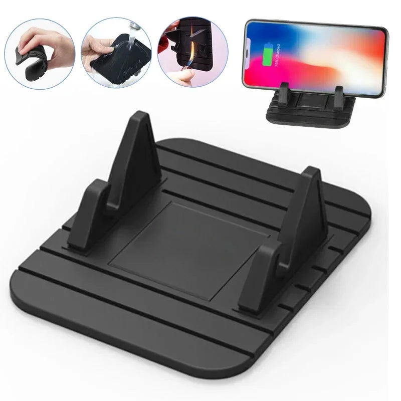 1PC Anti-slip Car Silicone Holder Mat Pad