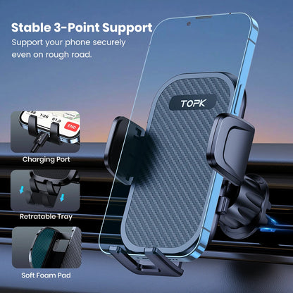 TOPK Car Phone Holder Mount,