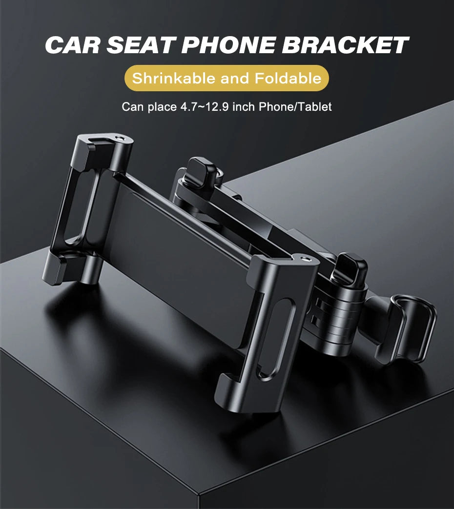 Car Headrest Tablet Holder Seat Back Phone Holder