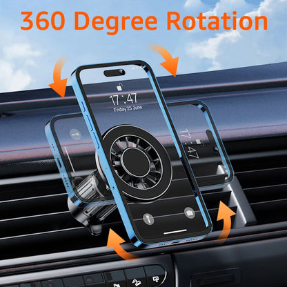 Magnetic Car Phone Holder Car Air Vent Cellphone Mount Clips