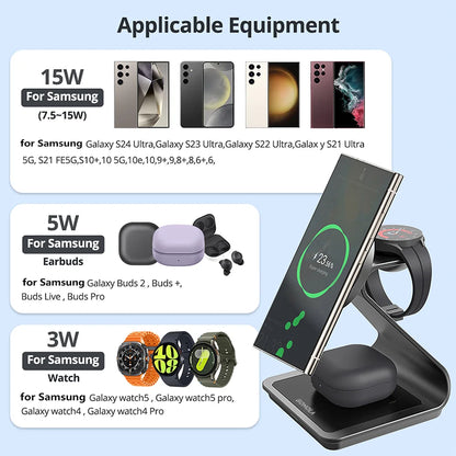 Bonola Magnetic 3 in 1 Wireless Charger Station