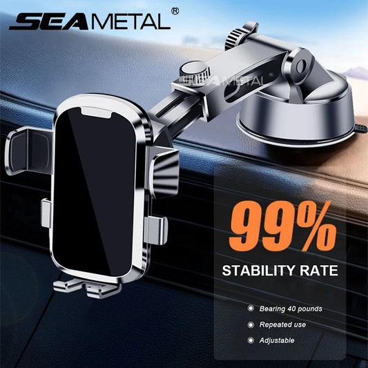 SEAMETAL Dashboard Phone Holder for Car Stable Suction Cup