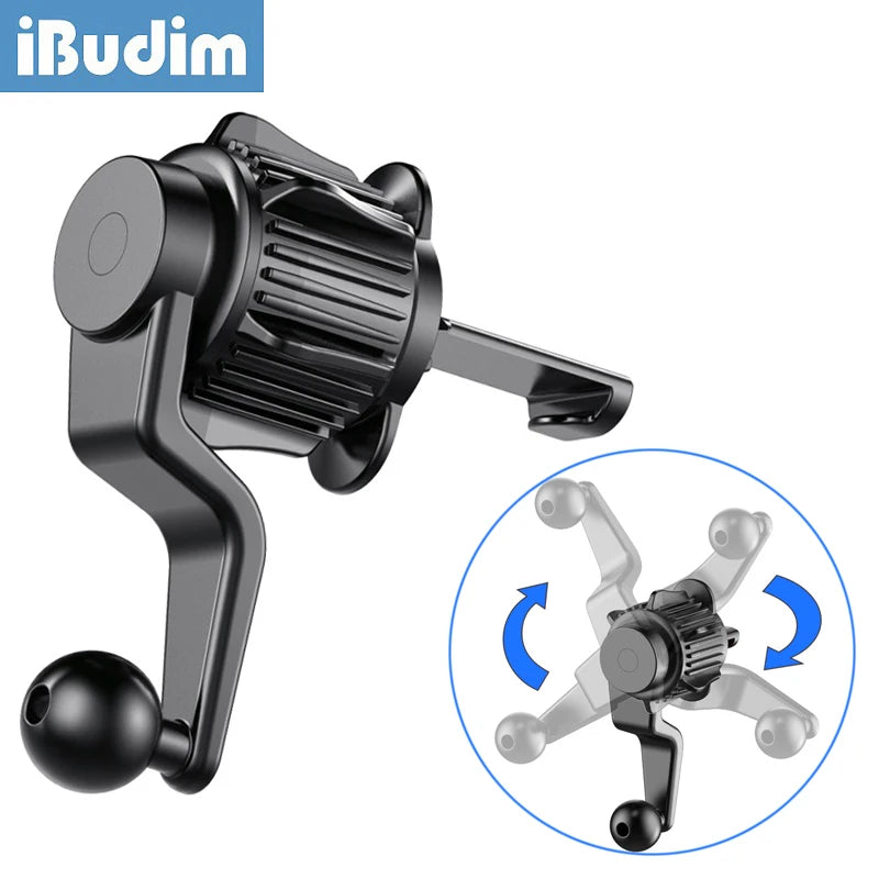 iBudim Universal Car Air Vent Hook Clip 17mm Ball Head Base