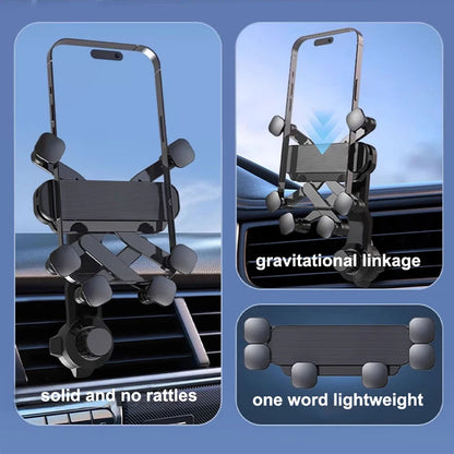 SEAMETAL Car Phone Holder Gravity Auto Cellphone Stand Mount
