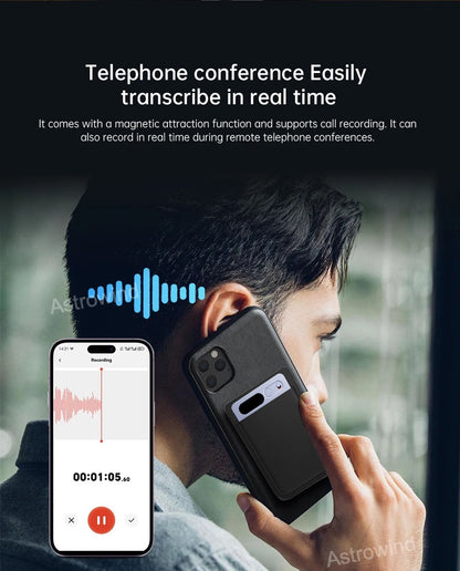 Note Voice Recorder Case Support 118 Language Recorder AI