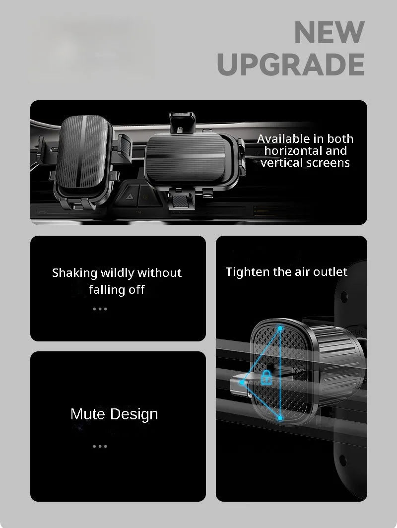 Flexible Cell Phone Holder Car, Phone Mount for Car Air Vent