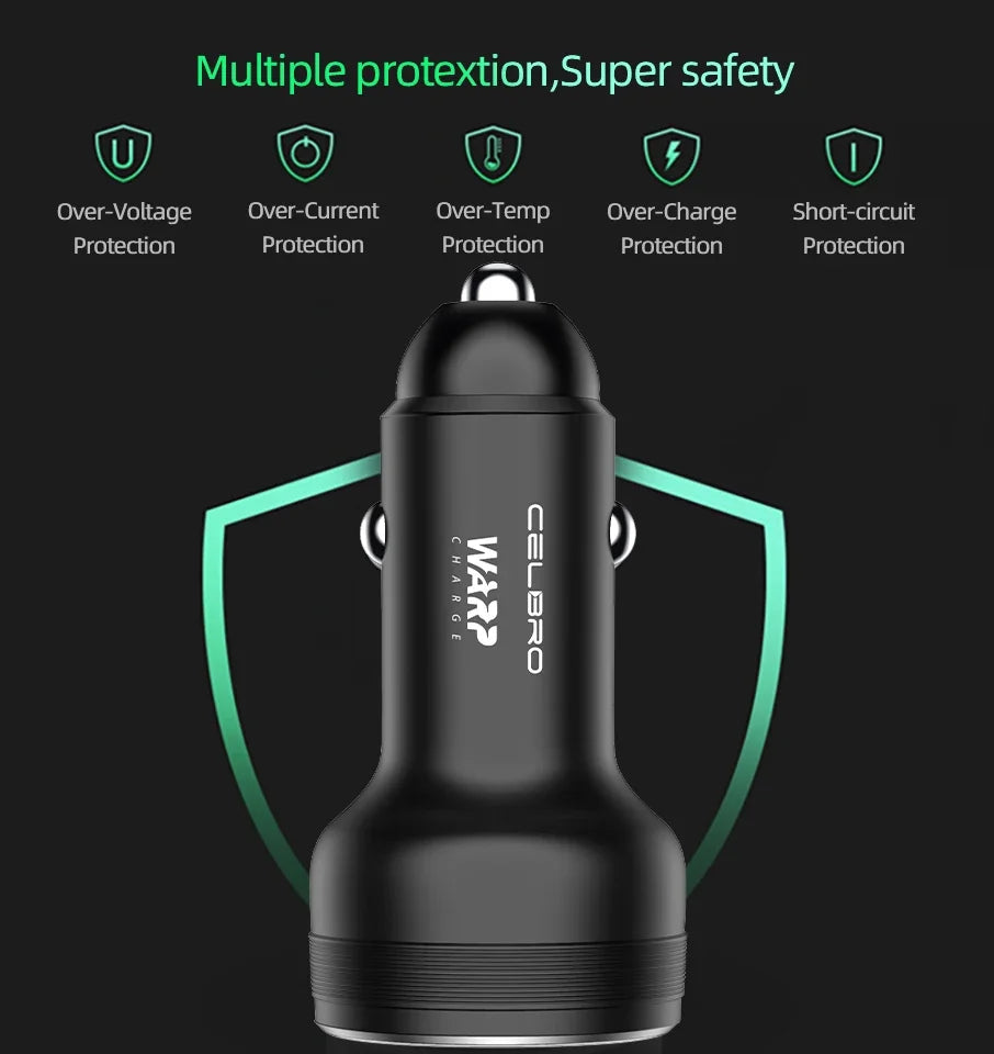 Car USB Phone Charger Fast Charging For Oneplus